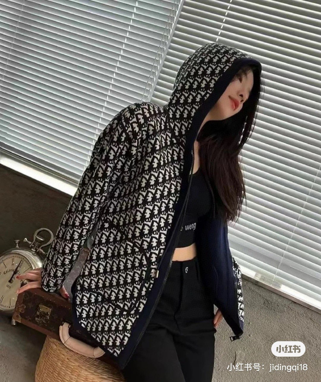 디올 남여 공용  스웨터 가디간 자켓