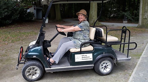 Driving with the Greet mobile in Open Air