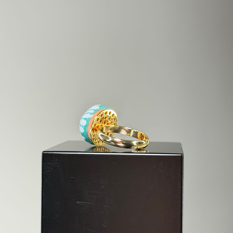 Thumbnail: Turquesa Half Sphere Ring
