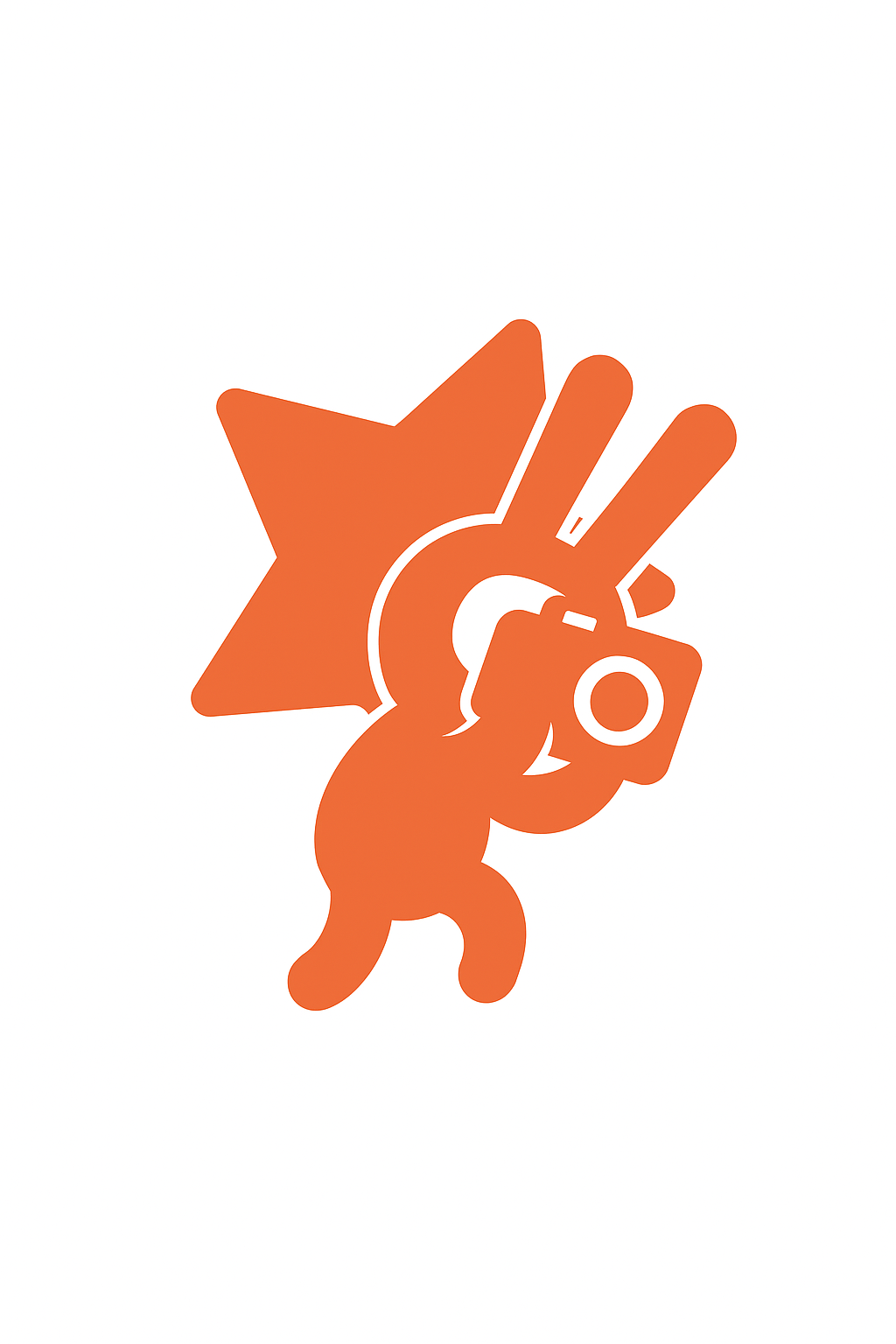 Personaje TCO tomado fotos