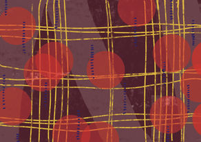 Brown, Orange and Yellow lines : 과거와 오늘, 그리고 치유의 경계