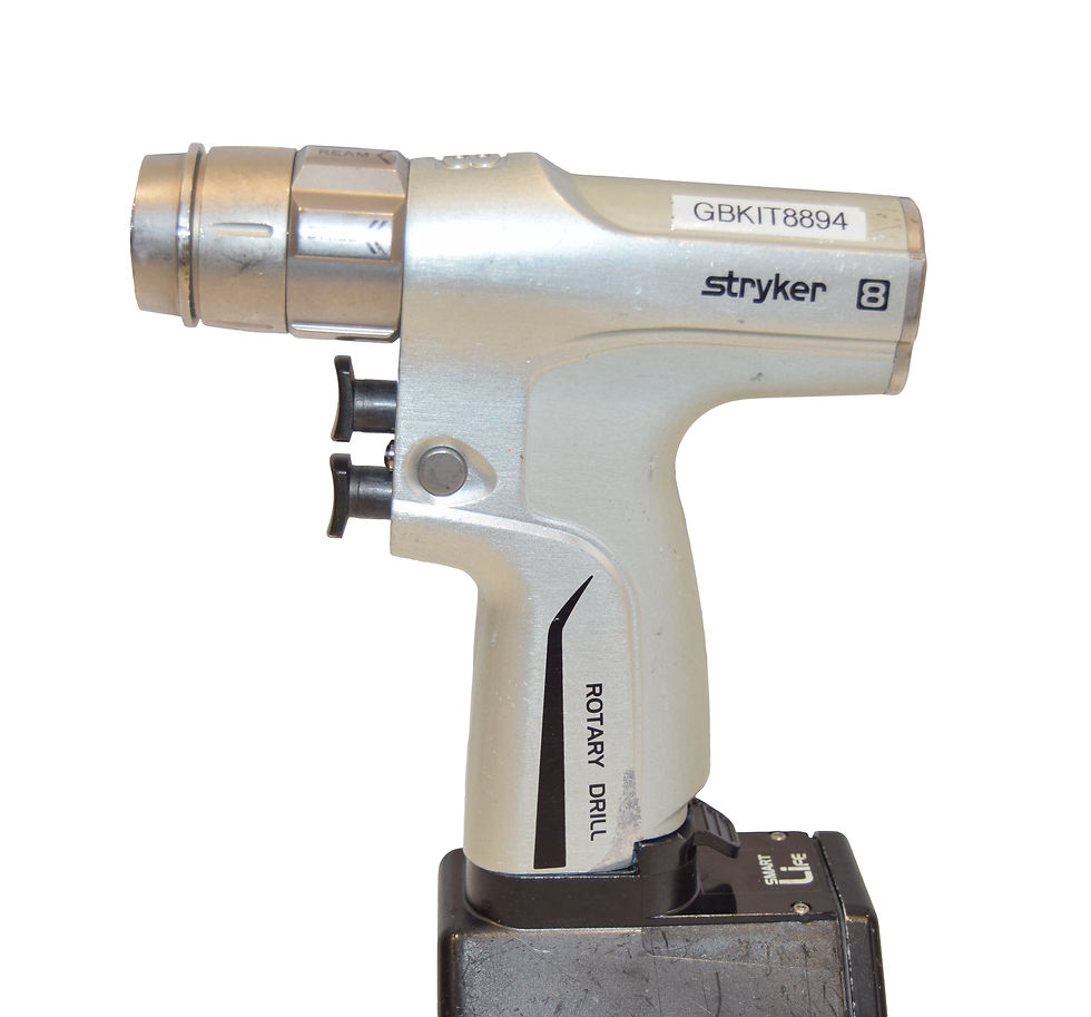 Stryker System 8 Rotary Drill Dual trigger Ref. 8205-000-000 Left side