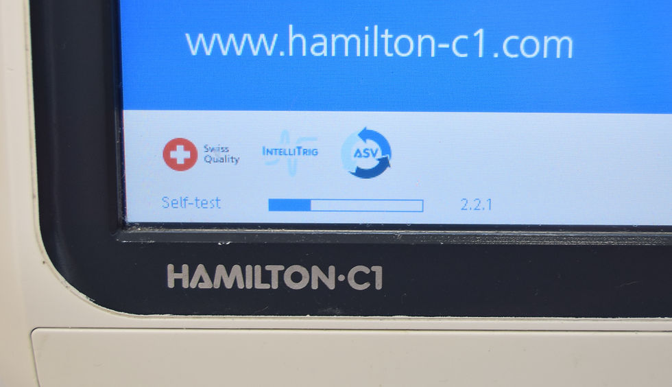 Miniature : Hamilton C1 ICU Ventilator software version