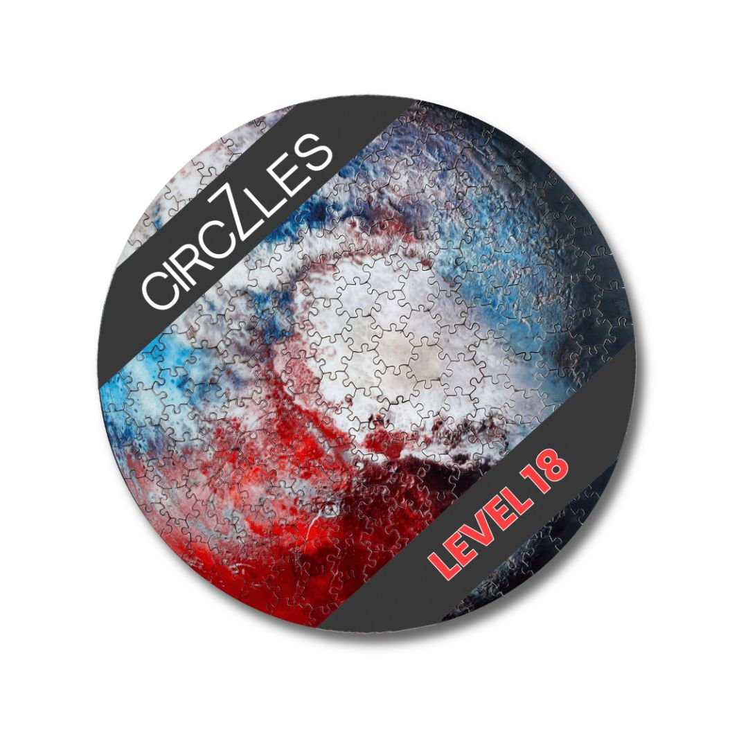 Planet Round Wooden Jigsaw Puzzle For Adult Pluto