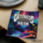 Cover of book: Destress at Your Desk, Cogzart art inspired meditation.