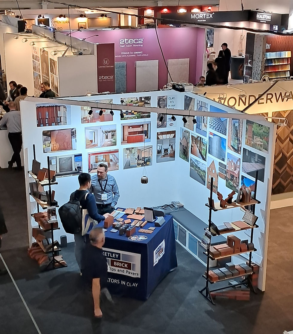 Ketley Brick's stand at the Surface Design Show 2026