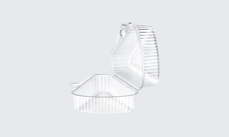 CONTENEDOR TRIANGULAR ALTURA 7 CM CRISTAL REF D76110700