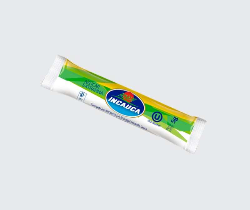 Miniatura: AZUCAR INCAUCA REFINADO DE TUBIPACK PAPEL X 5 GRAMOS