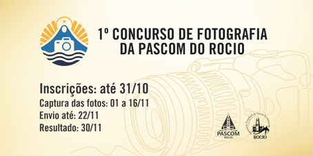1º Concurso de Fotografia da PASCOM do Rocio está com inscrições abertas