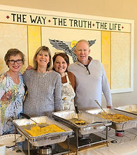 red geometric shapes