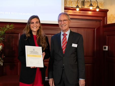 Celebrating Student Achievement: Marijke Spijk Wins Award
