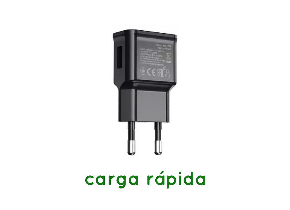 Cargador USB de pared (carga rápida)