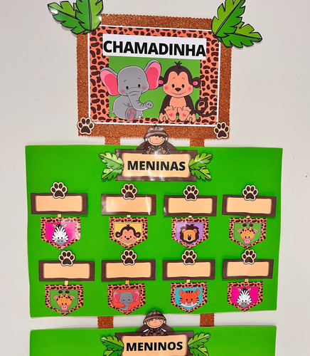 Chamadinha Safari Professora Fernanda