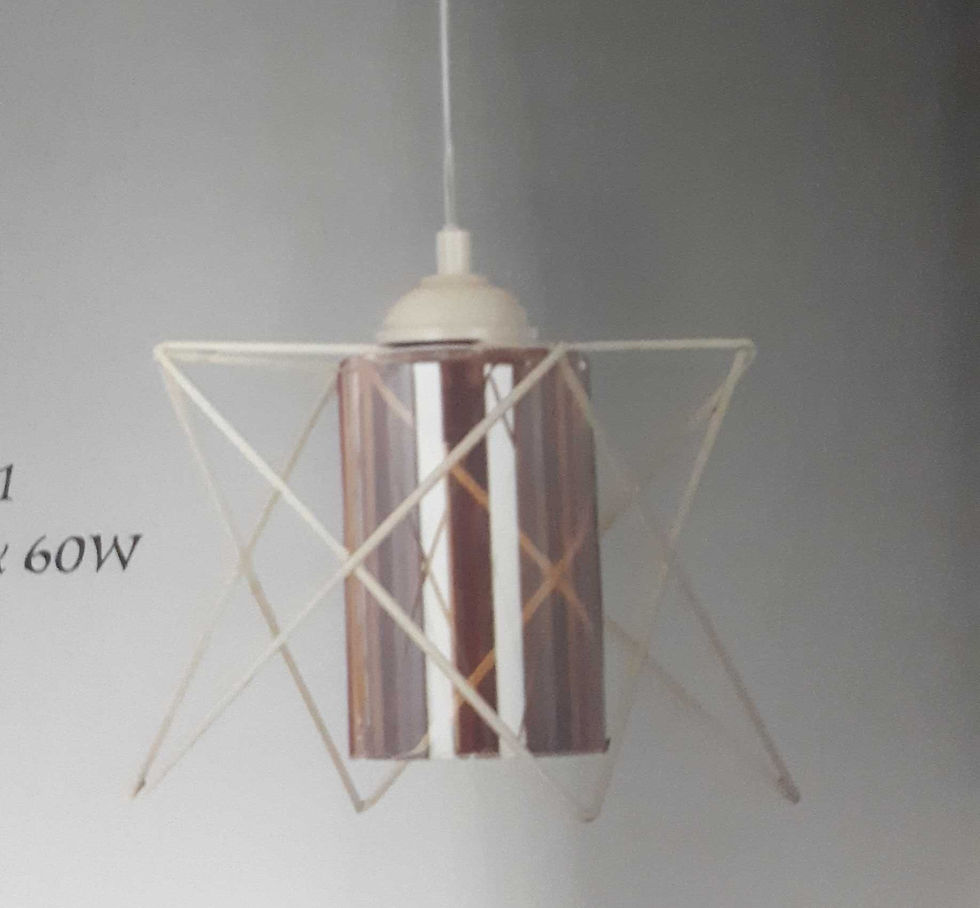 Küçük resim: Zigzag avize krem