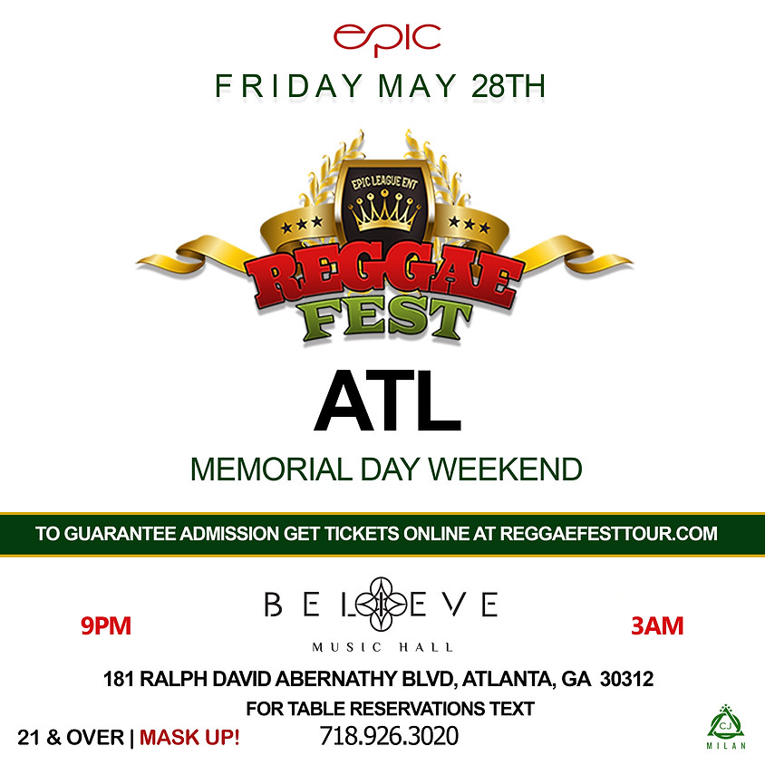ATL MEMORIAL DAY WEEKEND