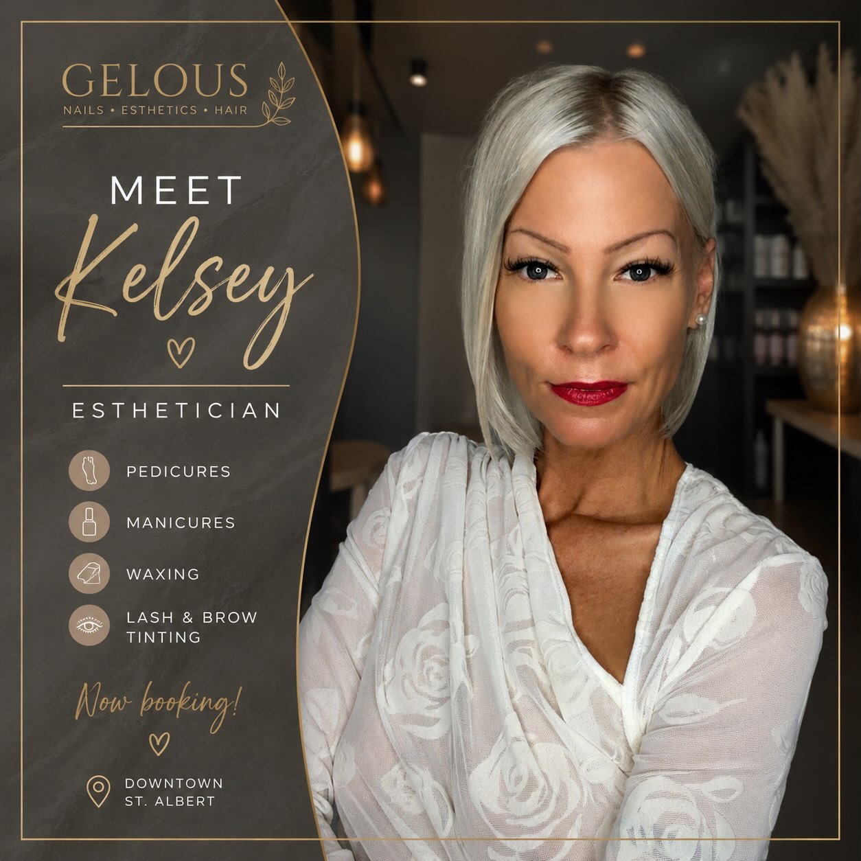 Kelsey, Esthetician at Gelous Nails