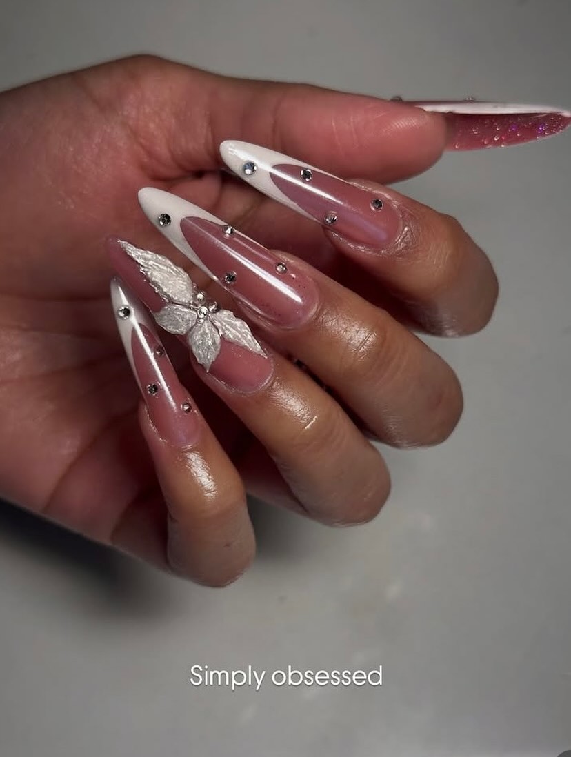 Sculptured gel nails by Gelous Nails in St. Albert