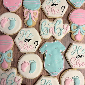 He or She Cut-out Cookies