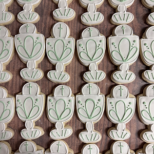 Chalice & Host Cut-Out Cookies