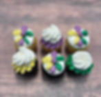 Mardi Gras Cupcakes 
