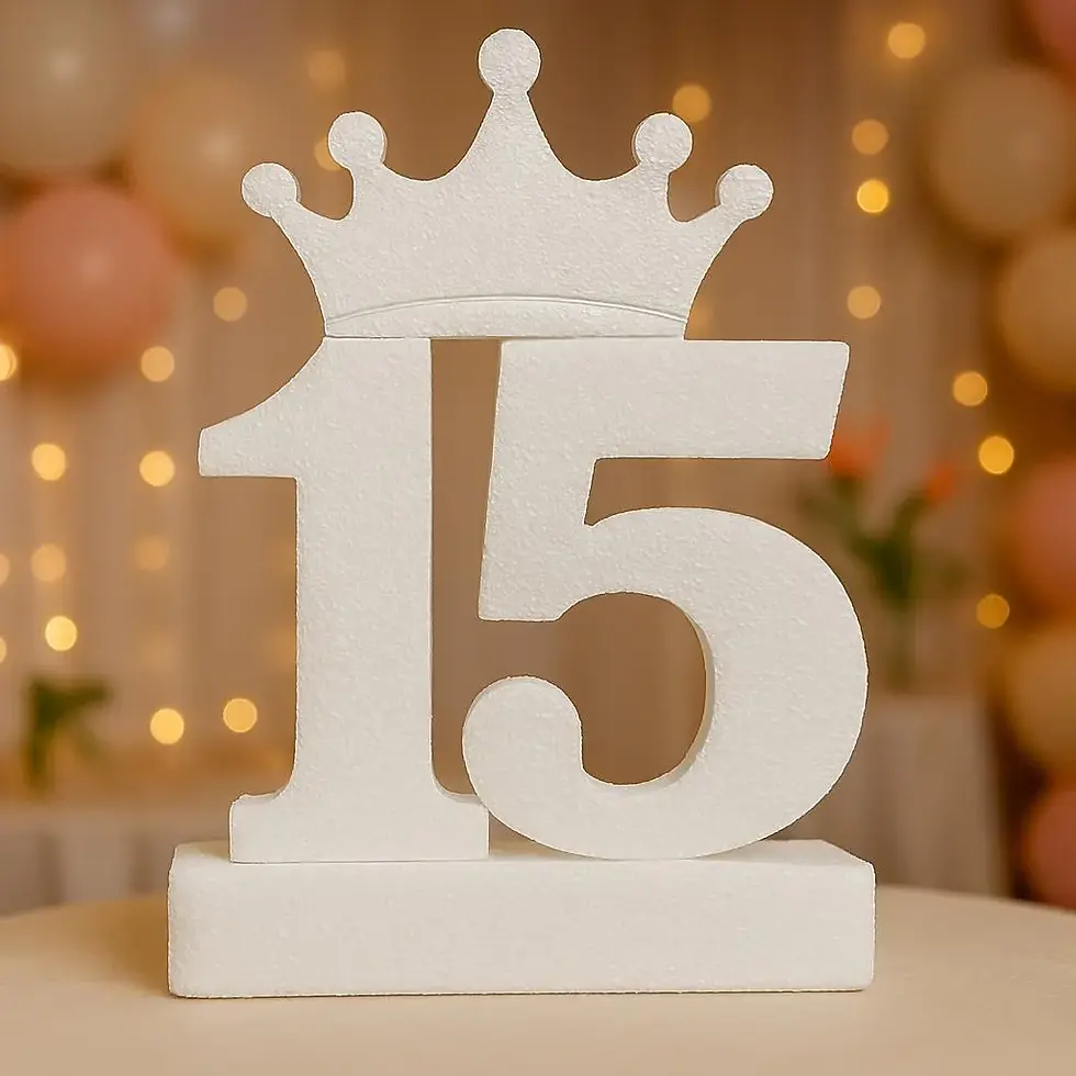 Thumbnail: Party Center Pieces| Quinceañera Table Numbers| Sweet 16 Party Supplies
