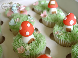 Toadstool Cupcakes