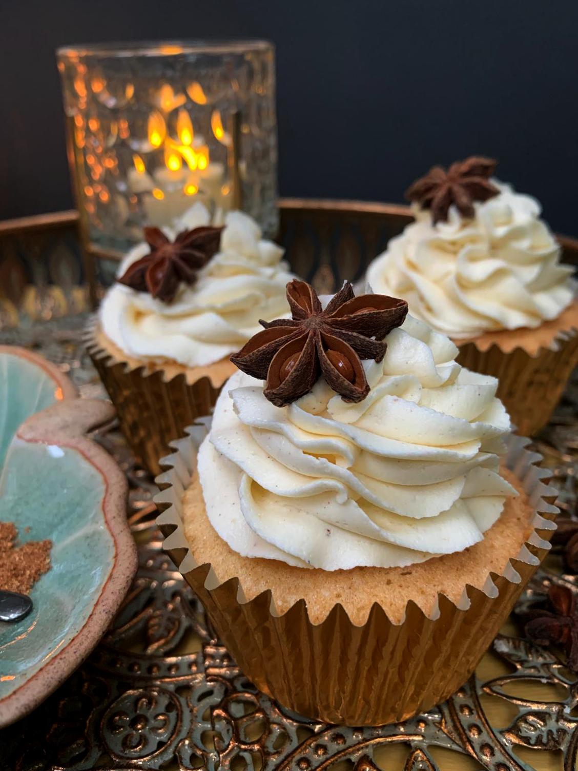 Chai Spiced Cupcakes 