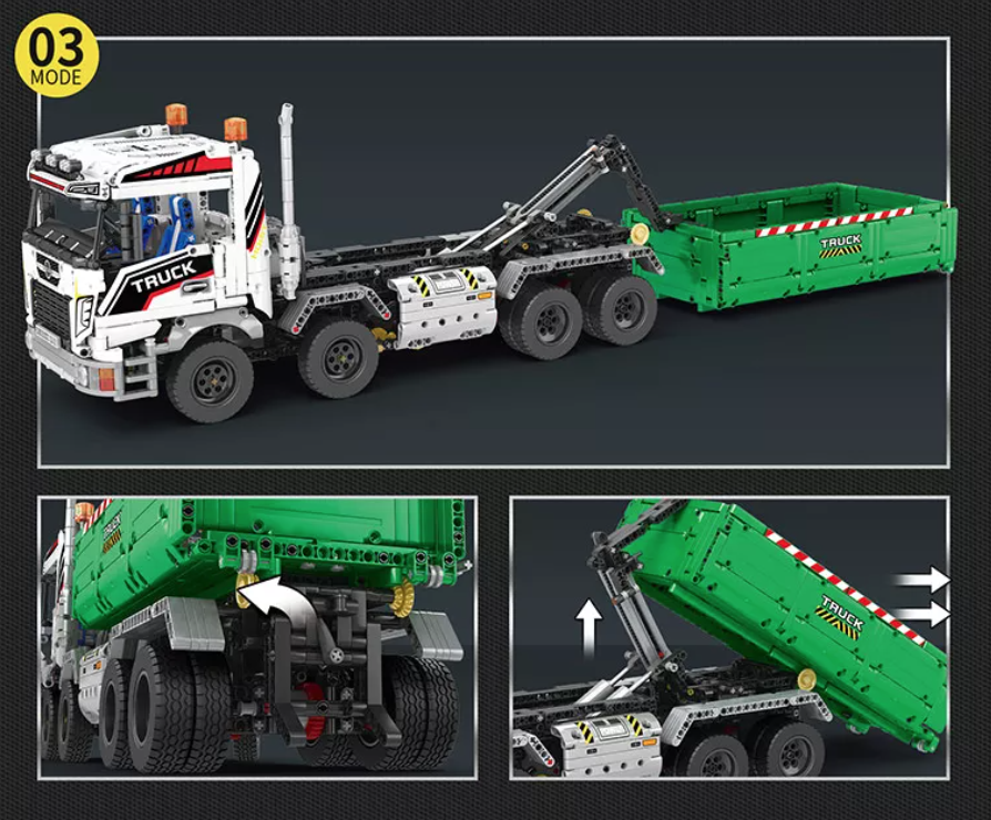 Miniaturbild: Reobrix 22021 Pritschen-LKW mit Kran Ferngesteuert