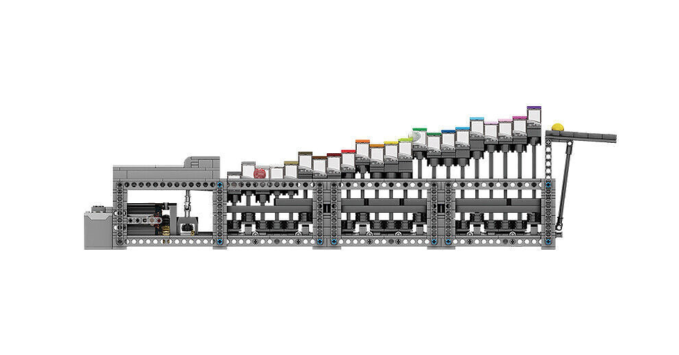 Miniaturbild: Mould King 26004 GBC "Rainbow Stepper #1"