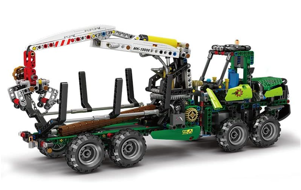 Miniaturbild: Mould King 19006 Technik Holztransporter Pneumatisch