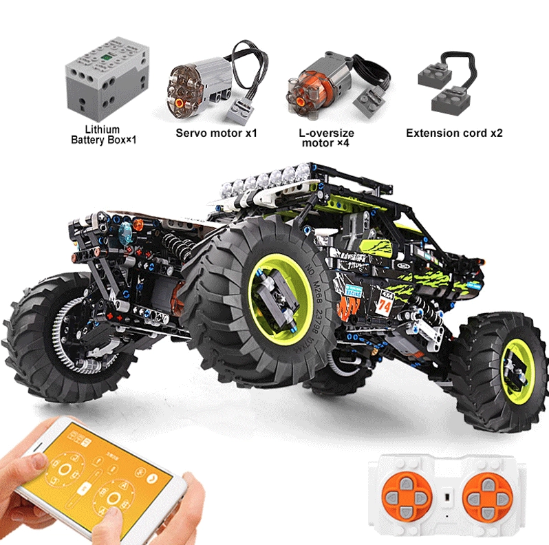 Miniaturbild: Mould King 18002 Off-Road-Buggy Ferngesteuert