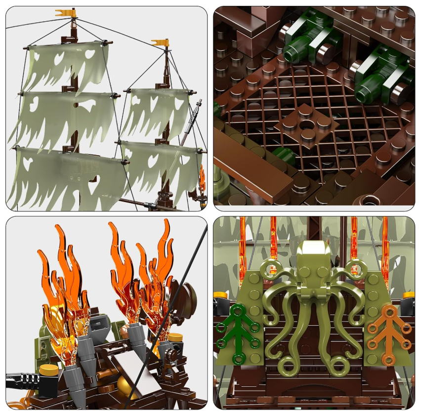 Miniaturbild: Mould King 13197 Piratenschiff "The Flying Dutchman"