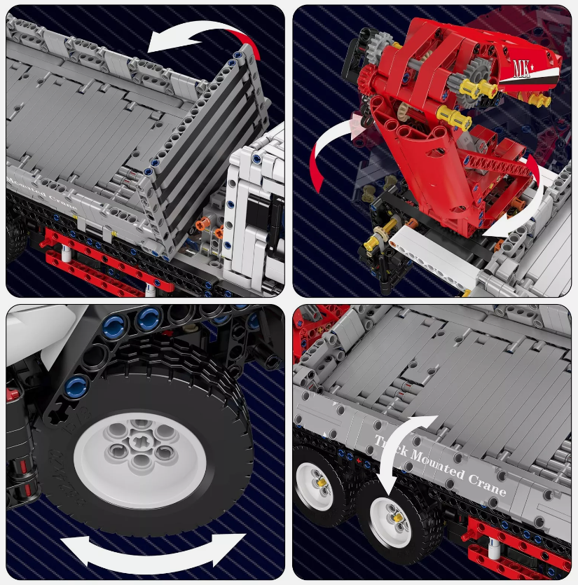 Miniaturbild: Mould King 17063 Pritschen-LKW Ferngesteuert