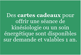 Cabinet KinésiOm - Cartes cadeaux
