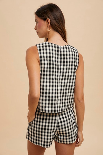 The Kinsley Gingham Top | Mary+Marie Boutique