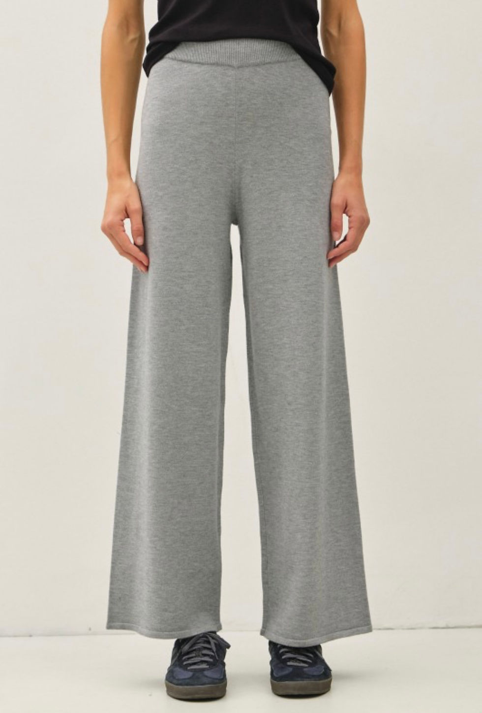Thumbnail: Knox Wide Leg Ribbed Pants