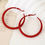 Thumbnail: Candy Color Hoop Earrings