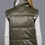 Thumbnail: Adelina High Neck Zip Up Metallic Vest