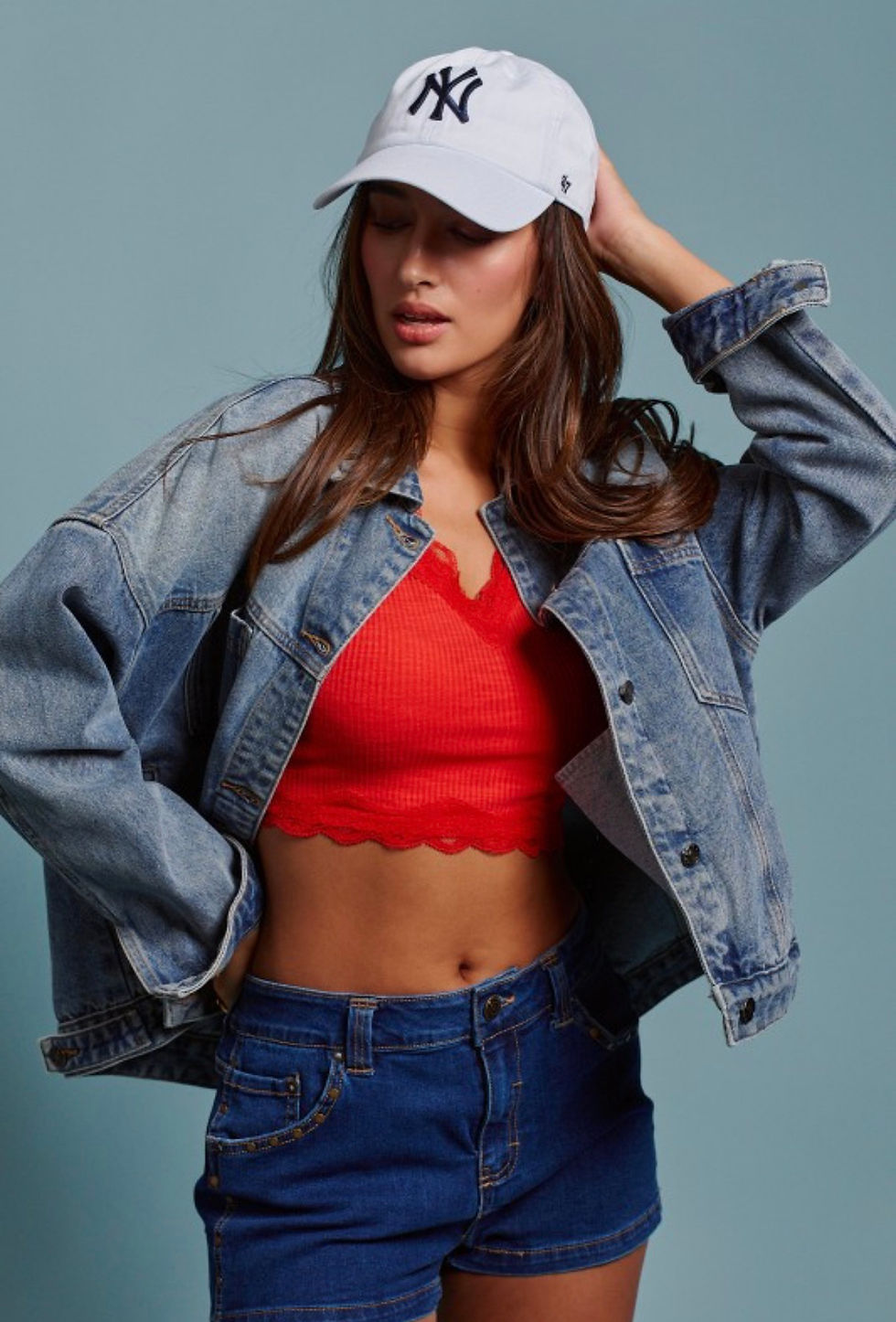 Thumbnail: Off-Duty Vintage Wash Denim Jacket