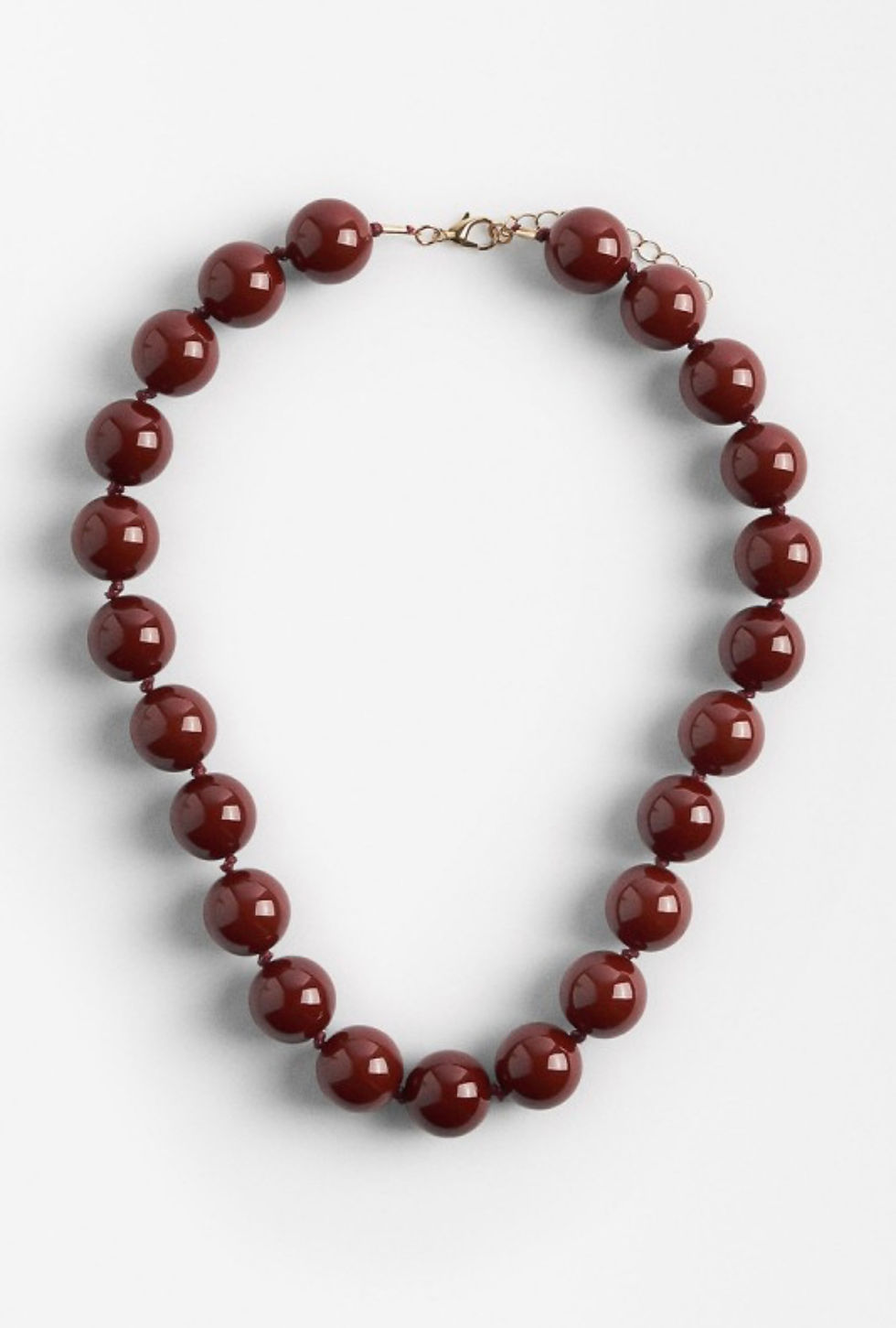 Thumbnail: Boho Round Acrylic Bead Necklace