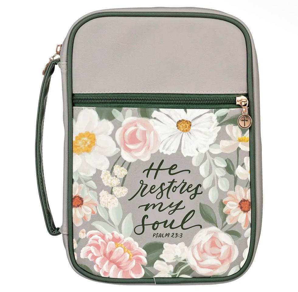 Thumbnail: He Restores My Soul Psalm 23:3 Bible Cover