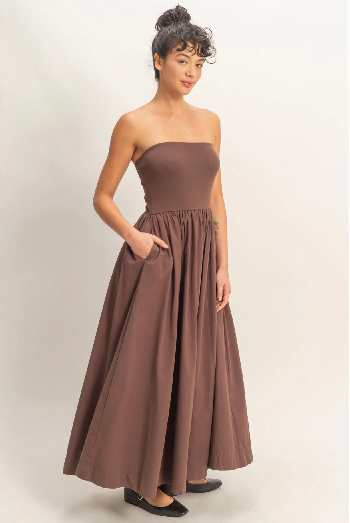Ravello Strapless Maxi Dress