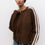 Thumbnail: All:Row The Reba Boucle Zip Up Crew Neck Sweater