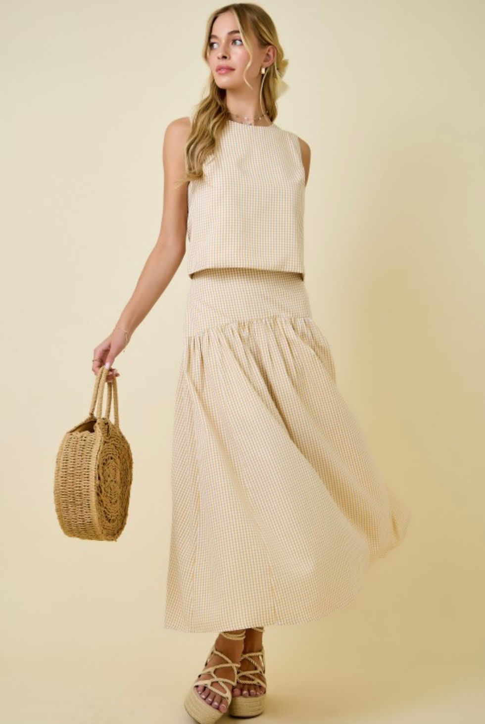 Thumbnail: Sunday Stroll High Rise Maxi Skirt