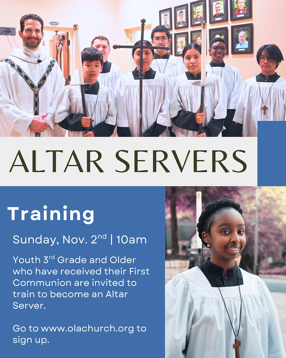 Altar Server Training
