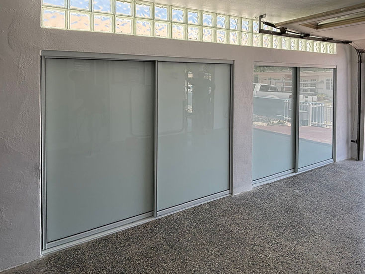 Puertas de closet en aluminio