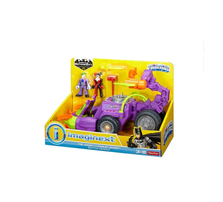 Thumbnail: Imaginext DC Super Friends Joker & Harley Quinn Battle Vehicle