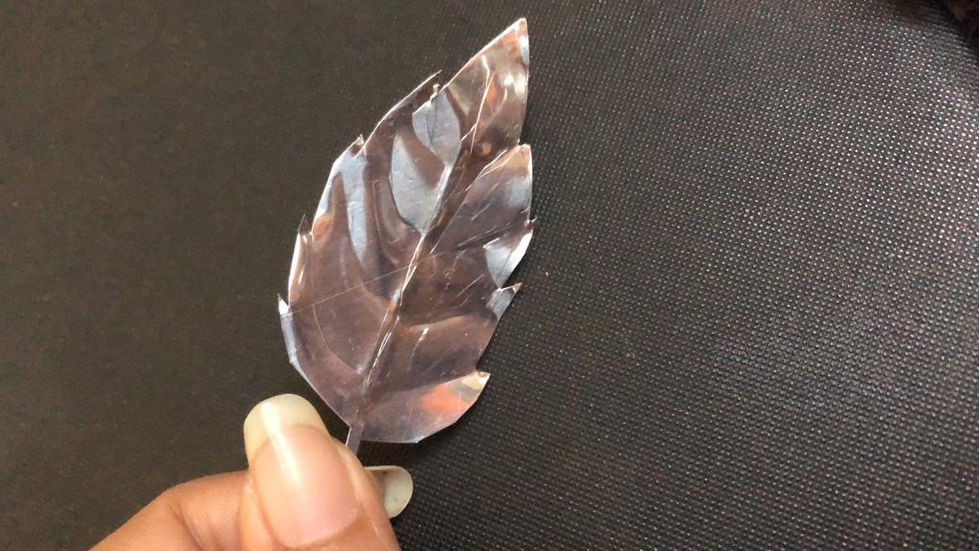 Wreath attempt 1: 2mm
Aluminum Foil handmade
cutout