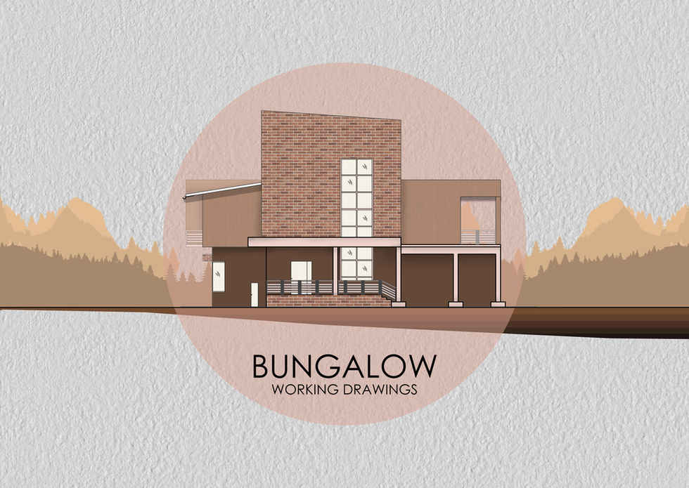Bungalow Working Drawings