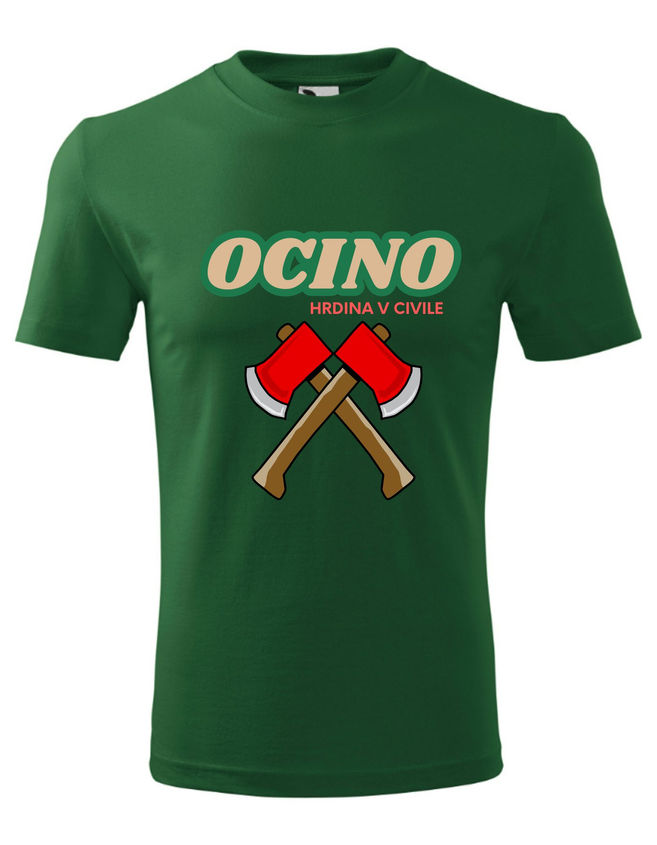 Bloompress - Pánske/Unisex tričko Ocino hrdina v civile